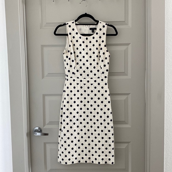 J. Crew Dresses & Skirts - J Crew polka dot sheath dress